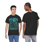 Ancient Awakening Tentacle Creature T-Shirt in Black — model view