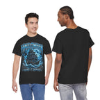 Lost Souls Ghost Ship T-Shirt in Black — model view