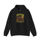 No One Leaves Scarecrow Hoodie in Black — front view