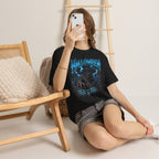 Never Buried Scarecrow T-Shirt in Black — model view