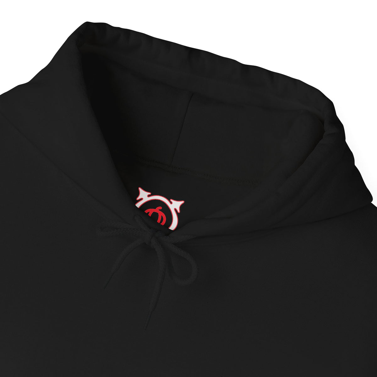 Pale Remains Skull Hoodie in Black — front view