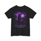 Follow Me Grim Reaper T-Shirt in Black — back view