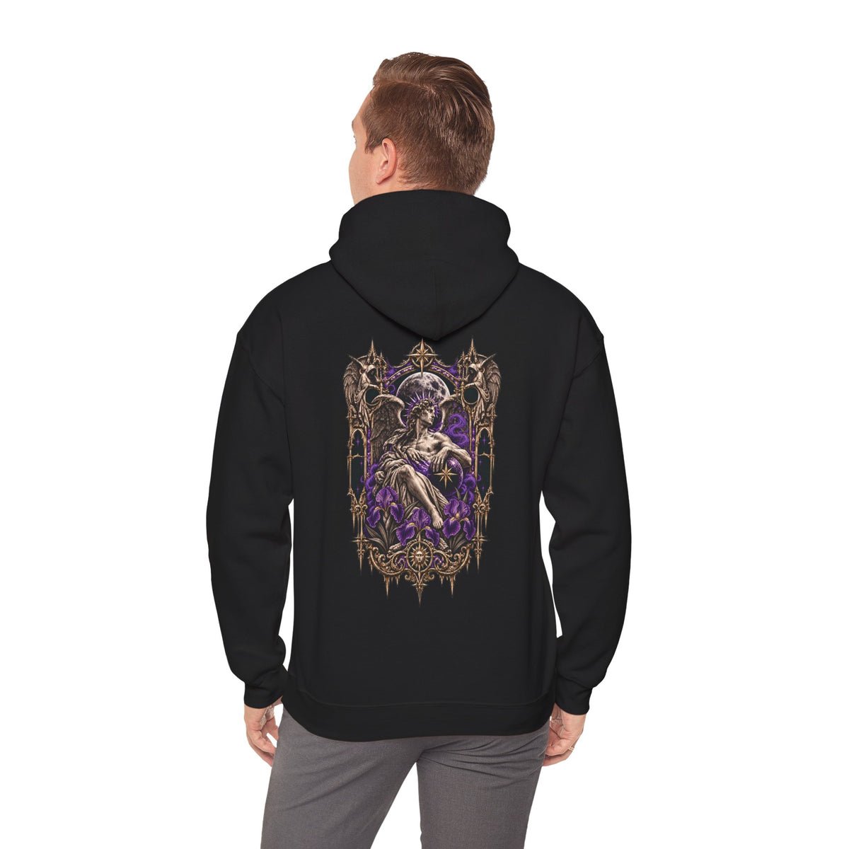 Iris Hoodie in Black — model view