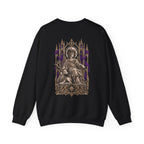 Hollow Crown Sweatshirt in Black — back view