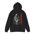 Haunted Ghost Hoodie in Black — back view