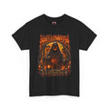 Time Is Running Out Grim Reaper T-Shirt in Black — front view
