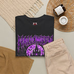 Enter If You Dare Haunted House T-Shirt in Black — folded view