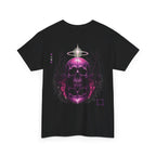 Death Is Salvation Skull T-Shirt in Black — back view