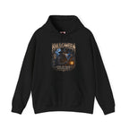 Plague Watch Plague Doctor Hoodie in Black — front view