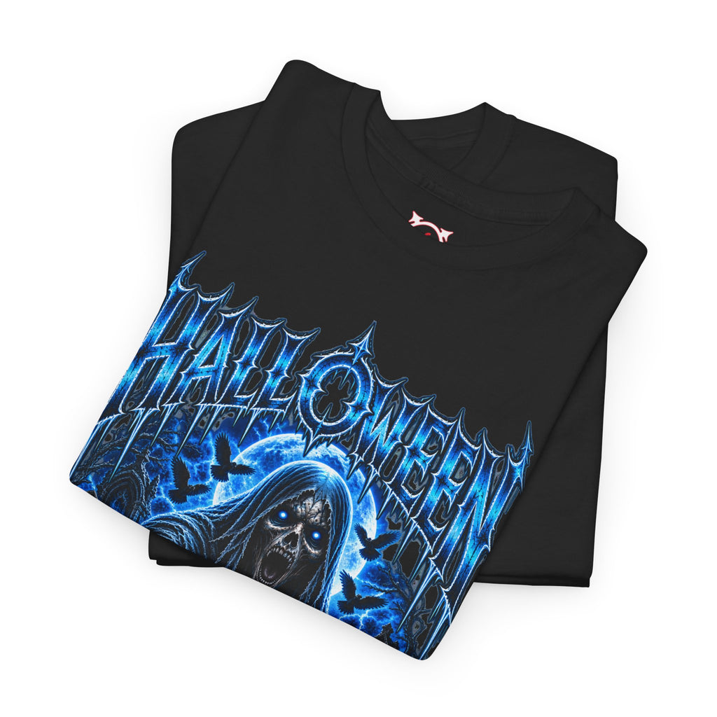 Come Closer Ghost T-Shirt in Black — folded view