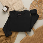 Nothing Lasts Forever Skull Sweatshirt in Black — folded view
