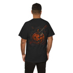 Carve Your Destiny Pumpkin T-Shirt in Black — model view