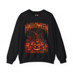 Carved by Fear Pumpkin Sweatshirt in Black — front view