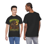 No One Leaves Scarecrow T-Shirt in Black — model view