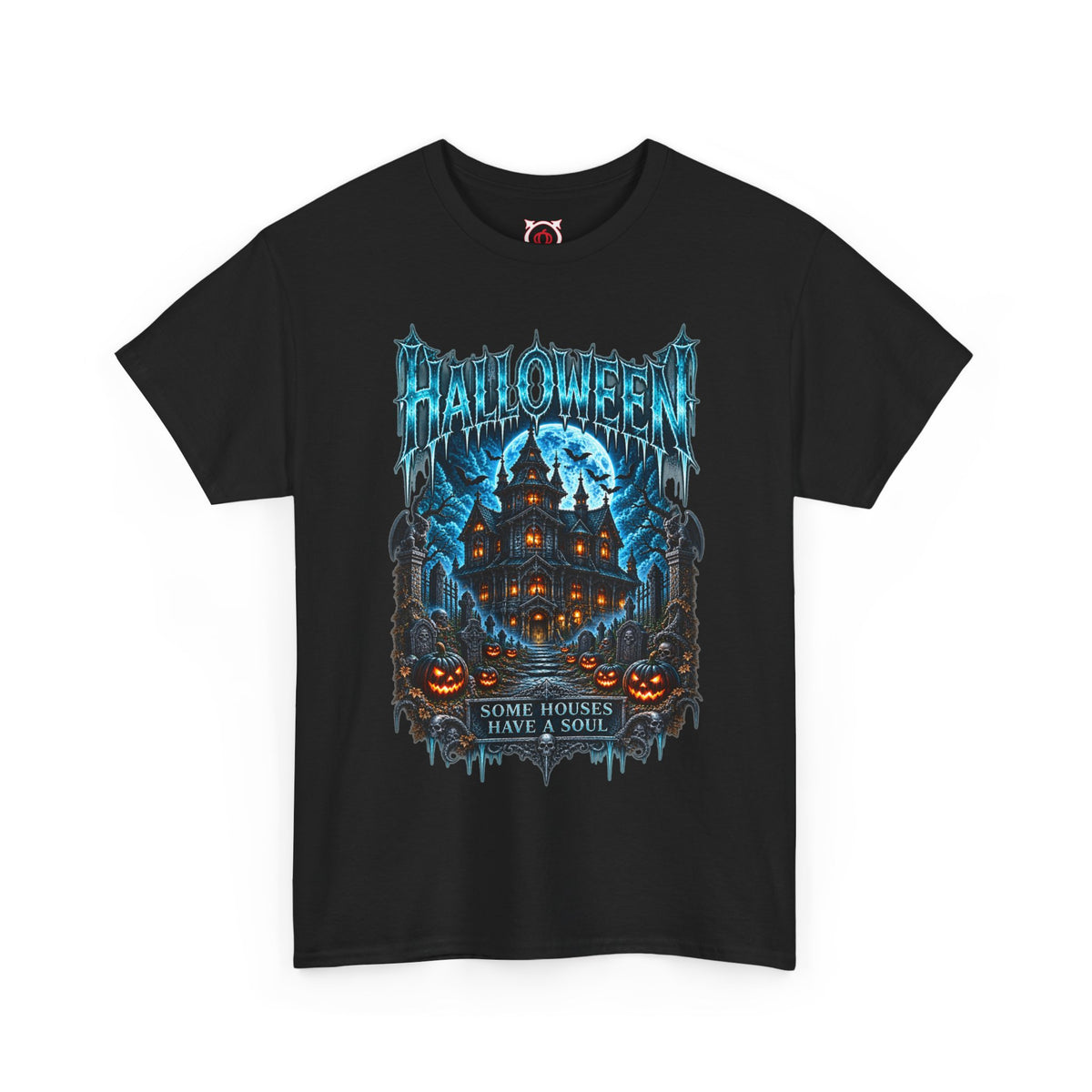 House of Souls T-Shirt in Black — front view