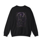 Til Death Grim Reaper Sweatshirt in Black — back view