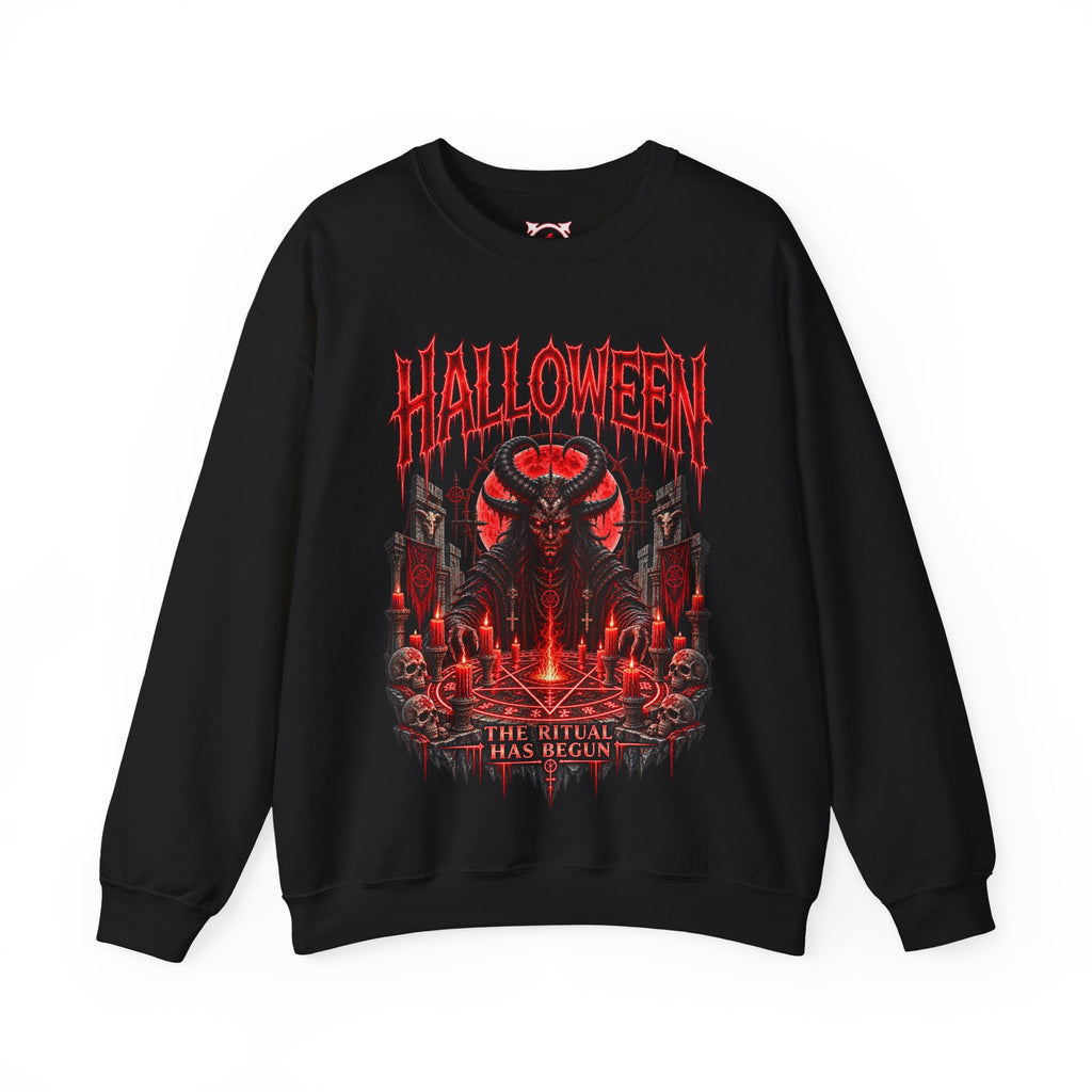 The Ritual Occult Sweatshirt in Black — front view