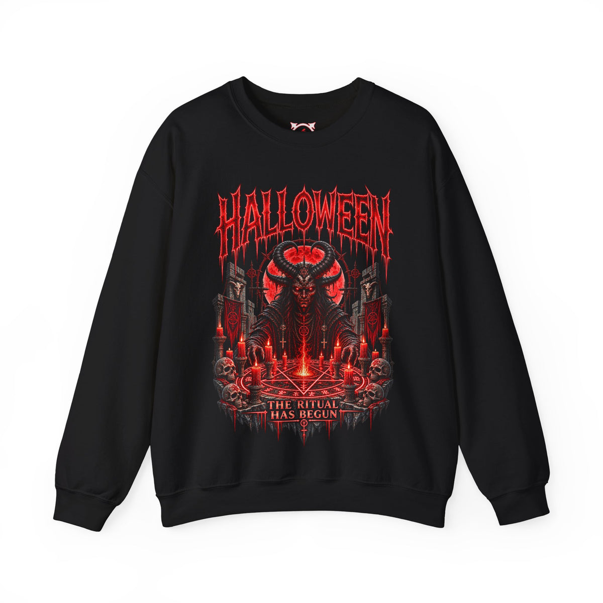 The Ritual Occult Sweatshirt in Black — front view