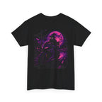 Night Ride Motorcycle T-Shirt in Black — back view