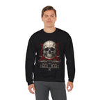 Skull Temple Sweatshirt in Black — model view