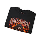Death Awaits Grim Reaper Sweatshirt in Black — folded view