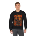 Never Forgotten Scarecrow Sweatshirt in Black — model view