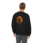 Lost Skull Sweatshirt in Black — model view