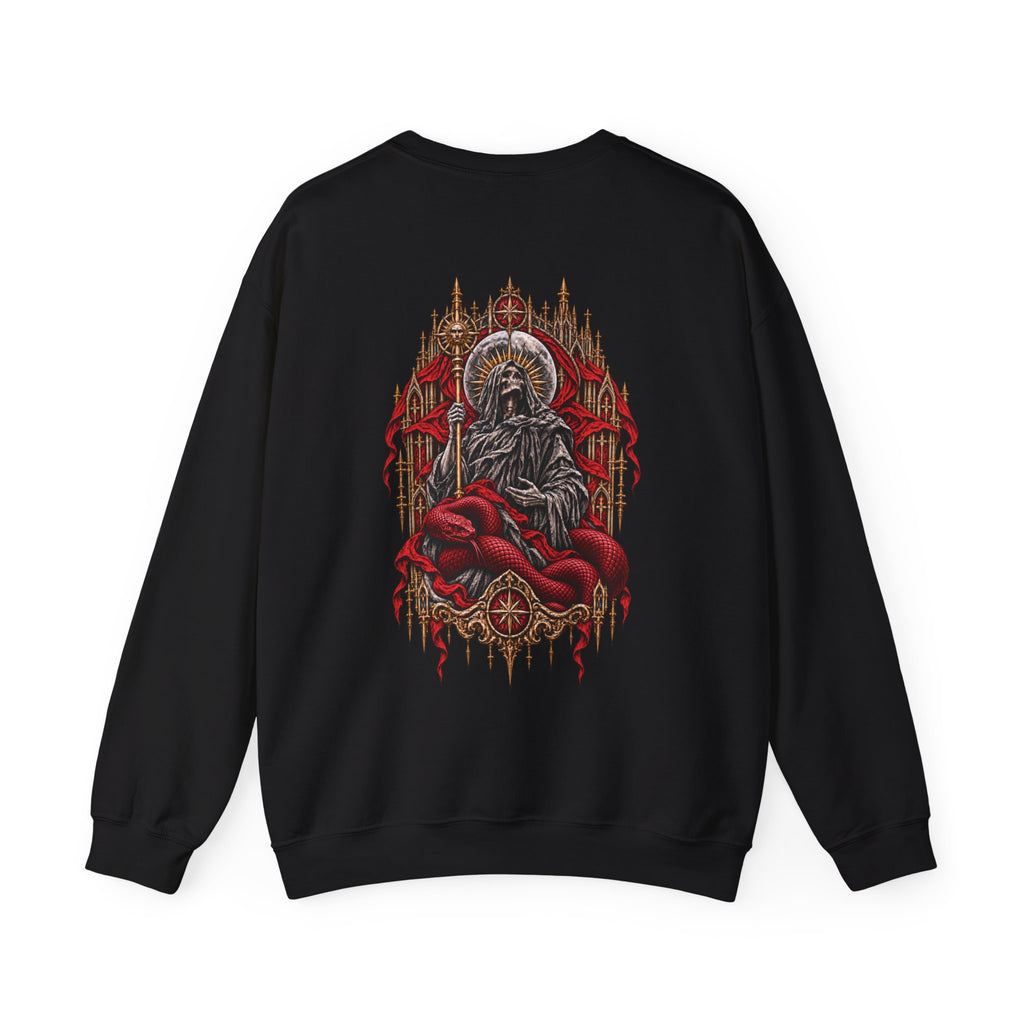 Reaper Sweatshirt in Black — back view