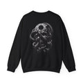 Eclipse Serpent Skull Sweatshirt in Black — back view