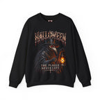 Last Lantern Plague Doctor Sweatshirt in Black — front view