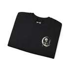 Crescent Skeleton Sweatshirt in Black — folded view