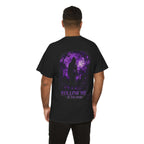 Follow Me Grim Reaper T-Shirt in Black — model view
