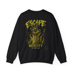 Escape Reality Zombie Hand Sweatshirt in Black — back view