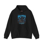 Never Buried Scarecrow Hoodie in Black — front view