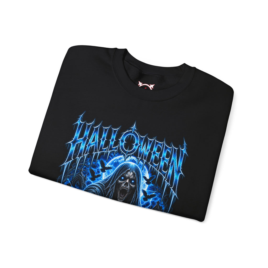 Come Closer Ghost Sweatshirt in Black — folded view