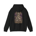 Hollow Crown Hoodie in Black — back view