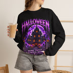Haunted Home Sweatshirt in Black — model view