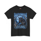 Full Moon Terror Werewolf T-Shirt in Black — front view