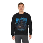 Never Buried Scarecrow Sweatshirt in Black — model view