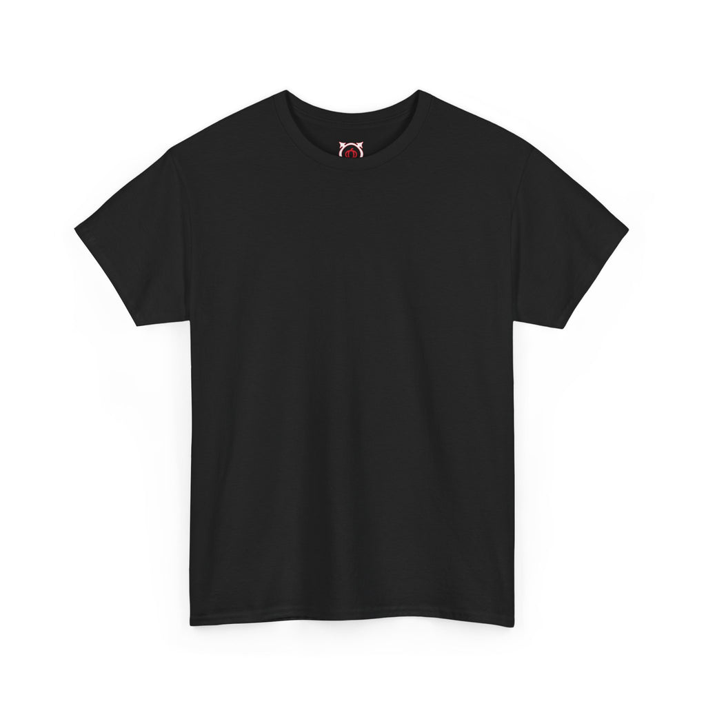 Nightmare Flame Pumpkin T-Shirt in Black — front view