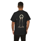 Pale Halo Ghost T-Shirt in Black — model view