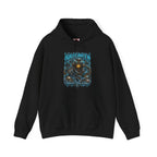 Drown Your Fears Deep Sea Hoodie in Black — front view